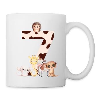 7th anniversary - seventh anniversary animals - Mug - white - Right