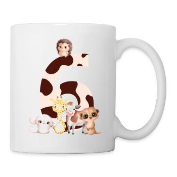 6th Anniversary - Sixth Anniversary Animals - Mug - white - Right