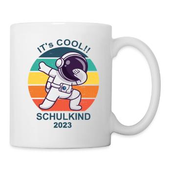 Schulkind 2023 - It's cool! - Tasse - Weiß - Rechts