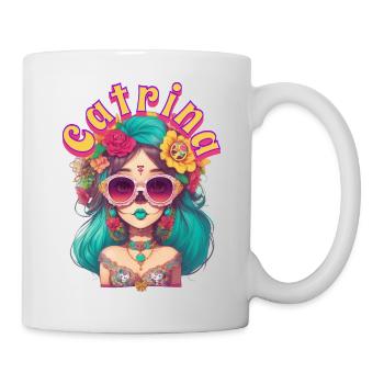 catrina dia de muertos - Mug - white - Right