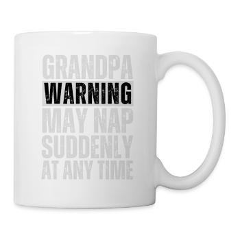 Grandpa warning - Mug - white - Right