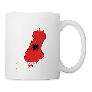 Albanie Pays Voyage Drapeau albanais - Mug blanc - blanc - Droite