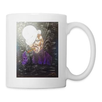 Grace Jones Smoke 2021 plus2 Mumzy Maria Uberstein - Tasse - Weiß - Rechts