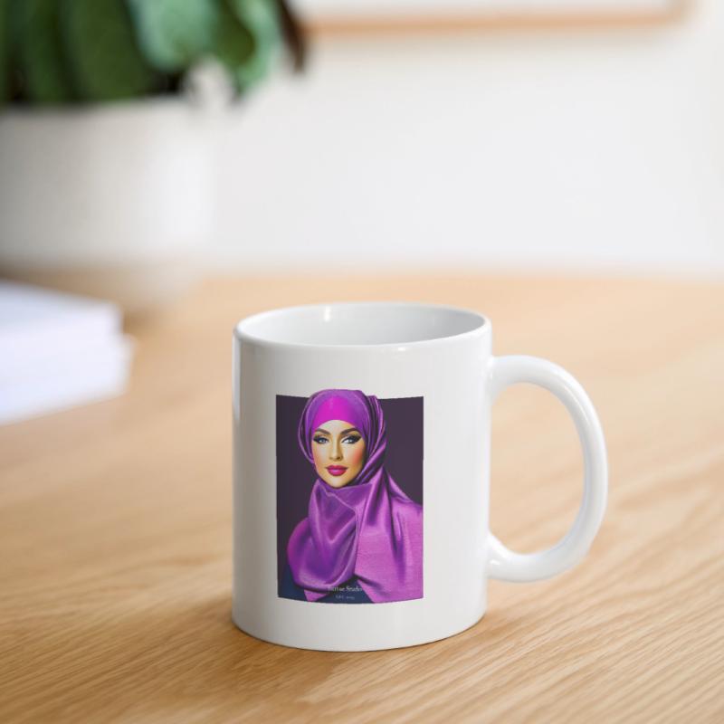 Hijab Bae tshirt pull capuchon mug etc impression d’art Mug blanc