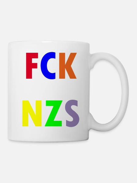 FCK NZS - Tasse - Weiß