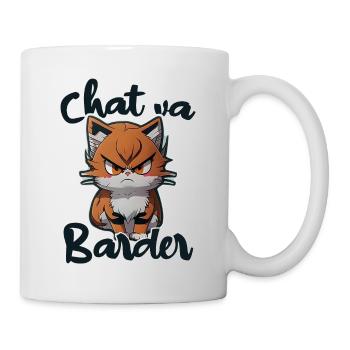 chat va barder - Mug blanc - blanc - Droite