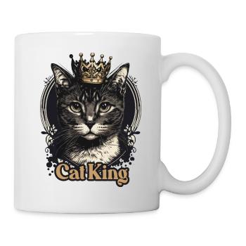 Roi des chats - Mug blanc - blanc - Droite