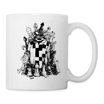 Schachtrikot - Tasse - Weiß - Rechts