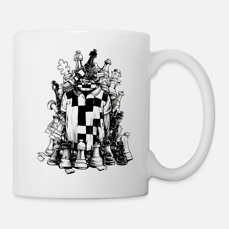Maillot du jeu d'échecs - Mug blanc - blanc