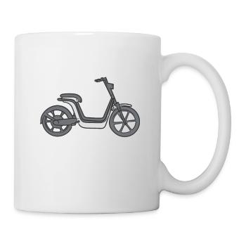 Positiv lieben mein eBike - Tasse - Weiß - Rechts