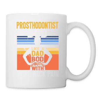 Prosthodontiste Bod Like A Dad Bod Funny Dentist - Mug blanc - blanc - Droite