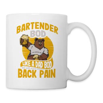 Barman Bod Like A Dad Bod Professeur de biologie - Mug blanc - blanc - Droite
