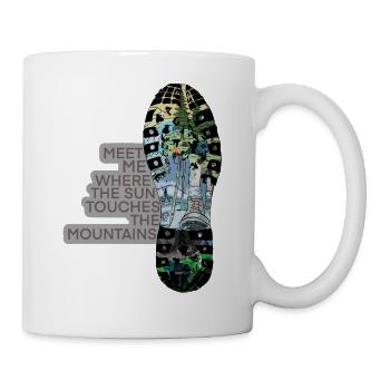 Promenades en montagne - Mug blanc - blanc - Droite