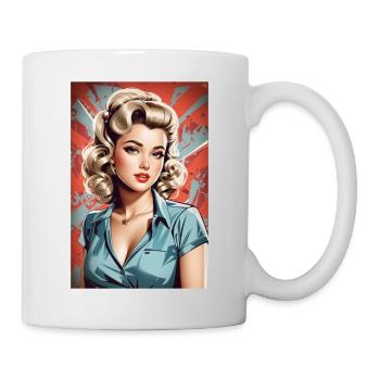 Pinup - Tasse - Weiß - Rechts