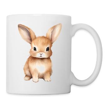 Süßer Hase - Tasse - Weiß - Rechts