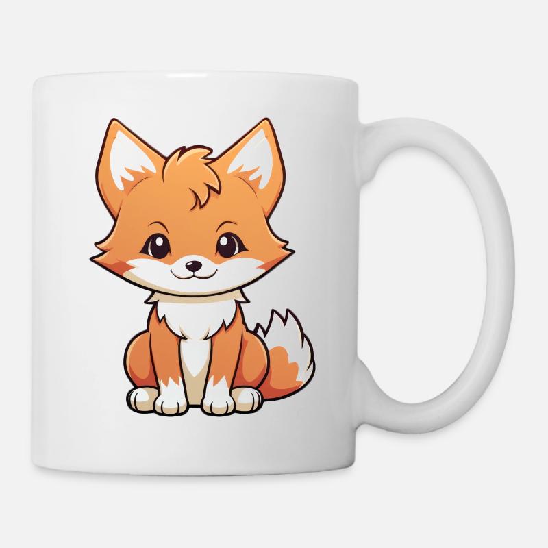 Renard Kawaii - Mug blanc - blanc