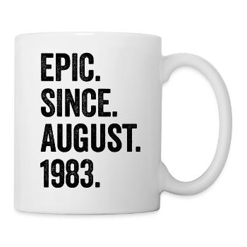 40 Years Epic Since August 1983 40th Birthday - Mug - white - Right