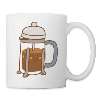Kawaii Sweet French Press - Mug - white - Right