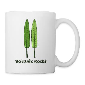 Botanik Rockt | Pflanze | Blätter | Geschenk - Tasse - Weiß - Rechts