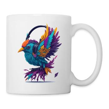 Musik Birdie - Tasse - Weiß - Rechts