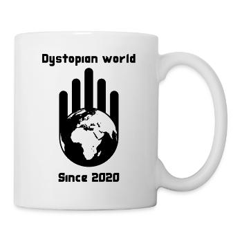 LOGO Dystopian world - Mug blanc - blanc - Droite