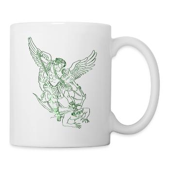 michael archangel saint christian angels saint snk - Mug - white - Right