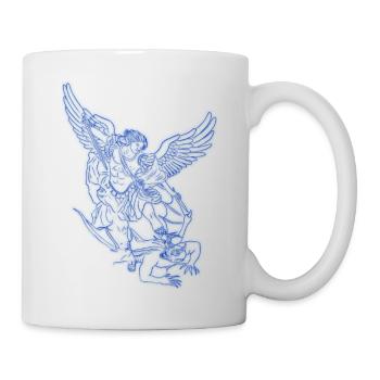 michael archangel saint christian angels saint snk - Mug - white - Right