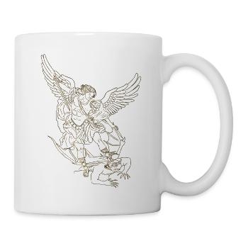 michael archangel saint christian angels saint snk - Mug - white - Right