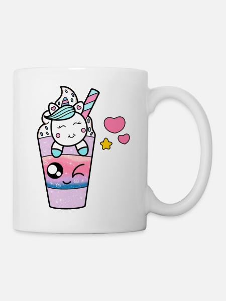 UNICORN IN AN ICE CREAM - Mug - white