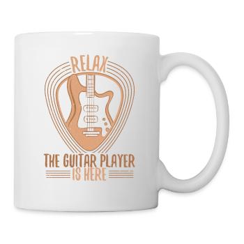 Electric guitar for music teacher with - Mug - white - Right