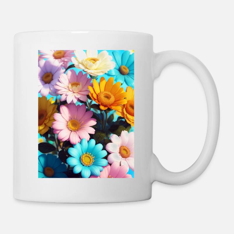 Floral 68 - Mug blanc - blanc