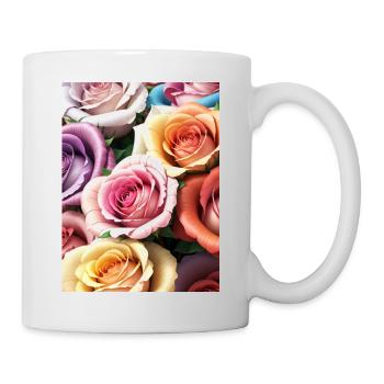 Floral 41 - Mug blanc - blanc - Droite