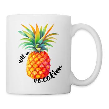 still on vacation - Mug - white - Right