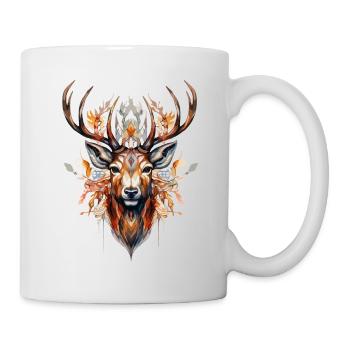 Deer Deer Antler Animal Nature Forest Wilderness Mountains - Mug - white - Right