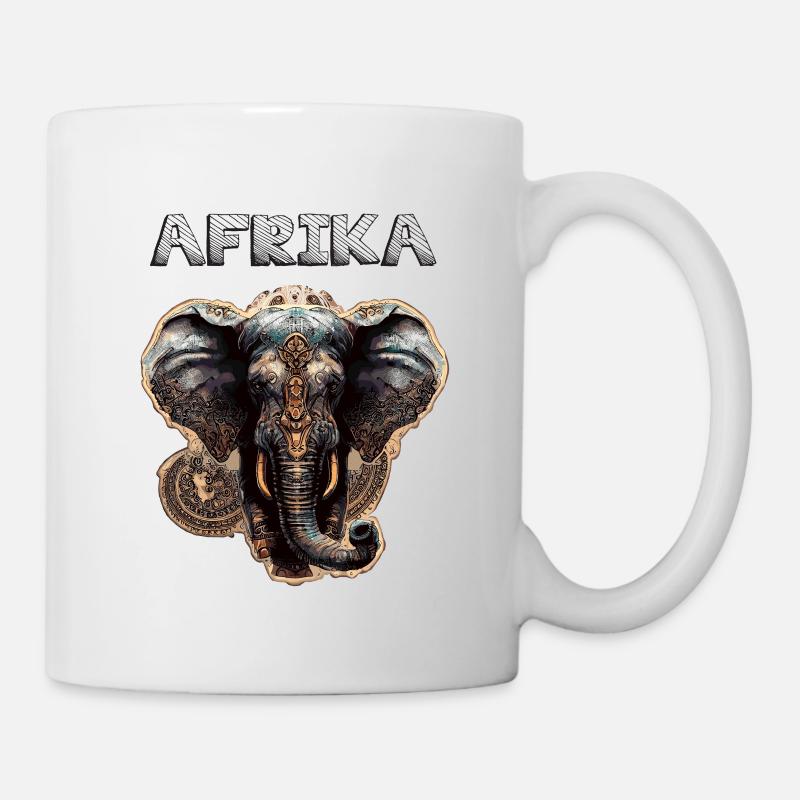 Afrika - Tasse - Weiß