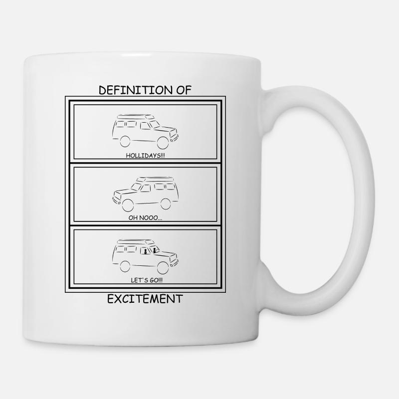 HOLLIDAYS!! - Mug - white