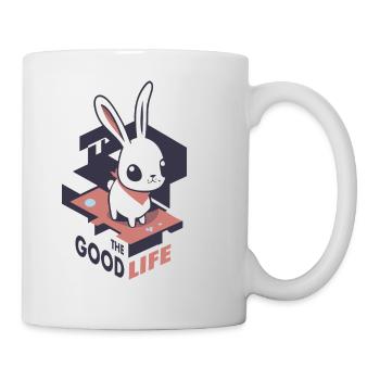 Good Life - Bunny - Tasse - Weiß - Rechts