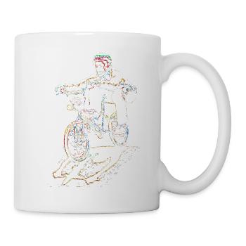 bmx - Mug blanc - blanc - Droite