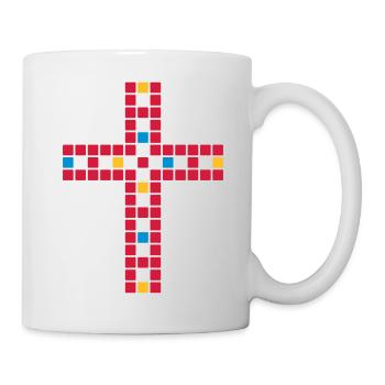 Croix - Mug blanc - blanc - Droite
