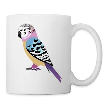 Budgie Bird Cockatiel Bird Owner - Mug - white - Right