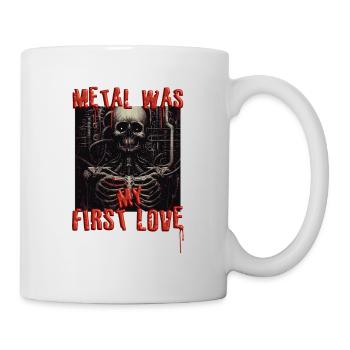 Metal was my first love - Tasse - Weiß - Rechts
