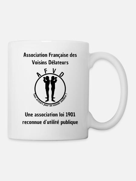 LOGO Voisins délateurs - Mug blanc - blanc