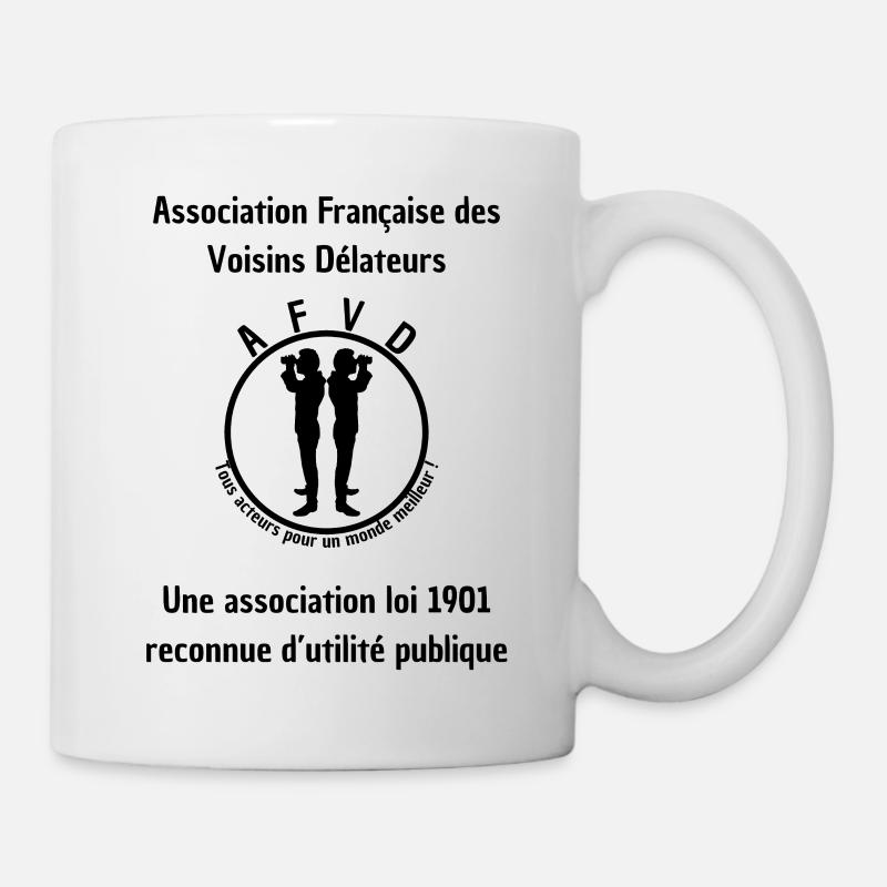 LOGO Voisins délateurs - Mug blanc - blanc