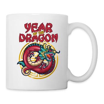 Chinesisches Neujahr Drache China Asian I Geschenk - Tasse - Weiß - Rechts