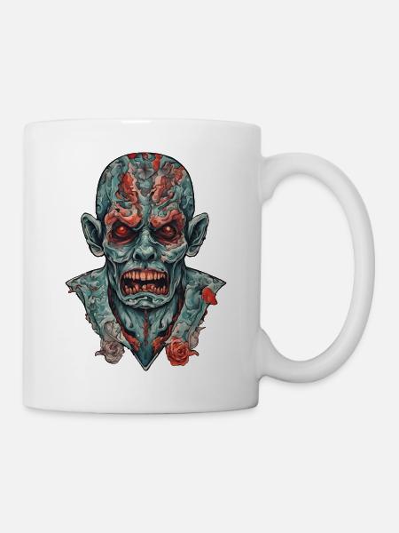 Zombie - Tasse - Weiß