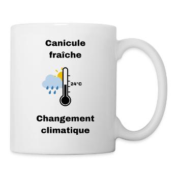 LOGO changement climatique 2 - Mug blanc - blanc - Droite