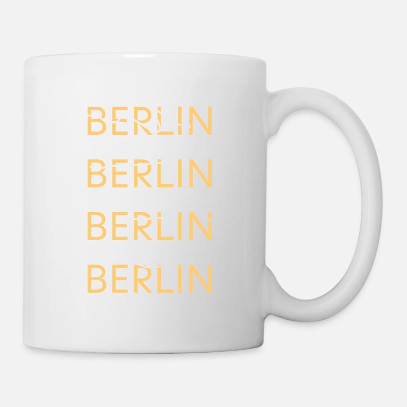 Berlin Berlin Berlin Berlin Souvenir - Tasse - Weiß
