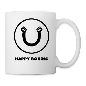 LOGO happy boxing - Mug blanc - blanc - Droite
