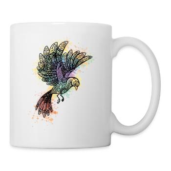 aquarellbird - Tasse - Weiß - Rechts
