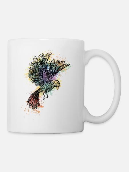 aquarellbird - Tasse - Weiß
